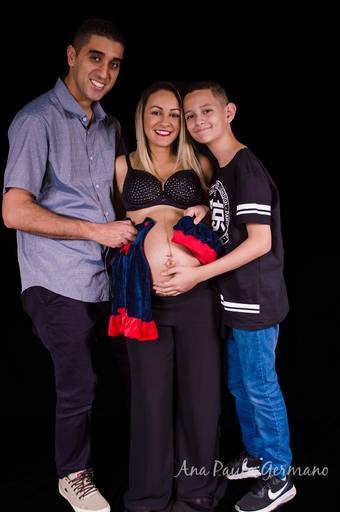 Ensaio Gestante com a Família- Estúdio Essenziale Design Fotografia - Tatuapé - Zona Leste/SP