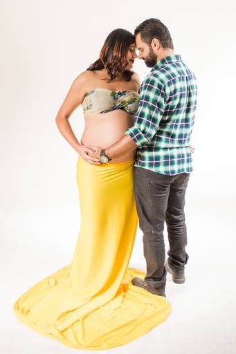 Ensaio Gestante com o Pai - Estúdio Essenziale Design Fotografia - Tatuapé - Zona Leste/SP