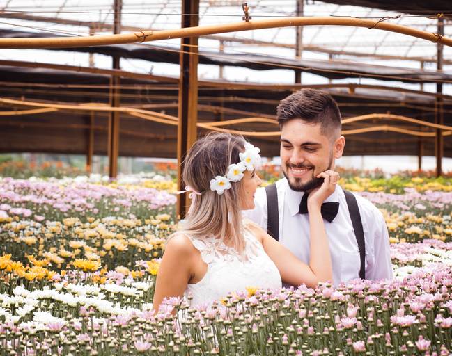 fotos pre casamento do casal Ariane + Jhoan, realizado em Holambra/SP - Bruno Silva Fotografia - Matão
