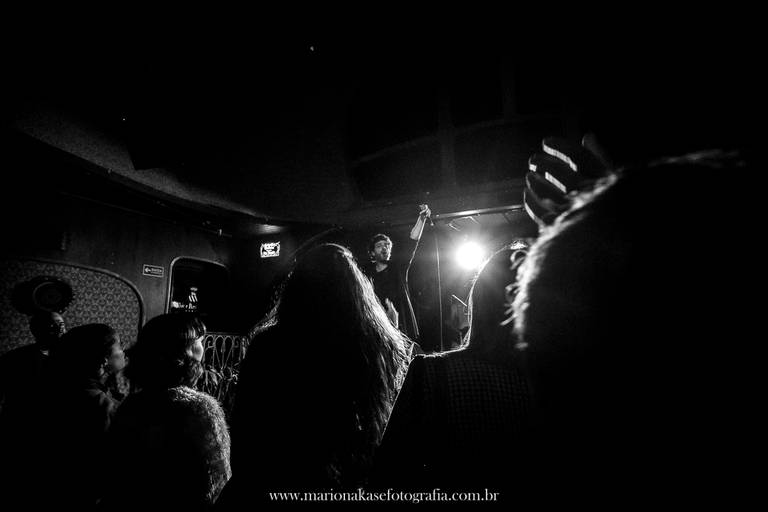 Apresentação do grupo de Sarau em conjunto com o show de Marcio Lugó em um projeto que juntos fazem uma apresentação ímpar. 