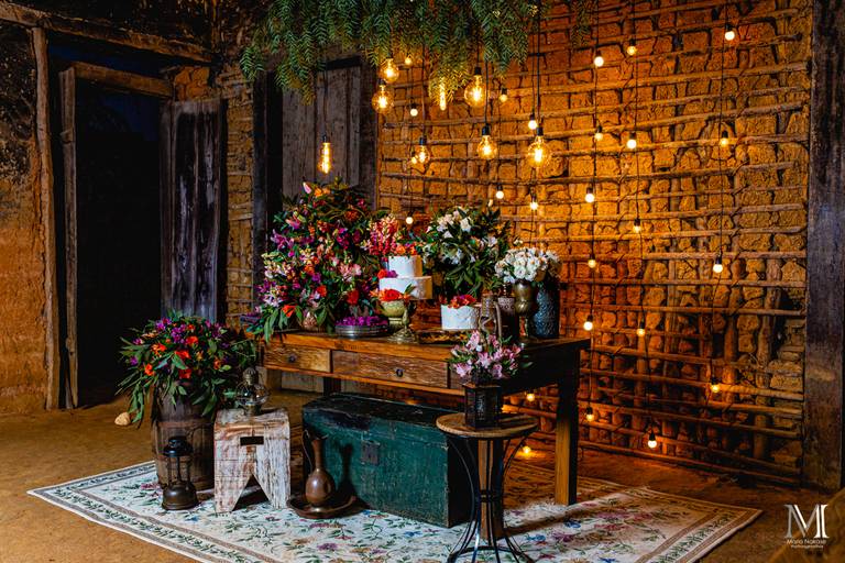 Espaços para Mini Wedding no Restaurante Senzala em Salesópolis SP. Fotos por Mario Nakase Fotografia