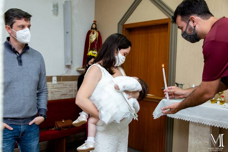 Batizado Manu no Aruã SP em Pandemia COVID 19 fotografada por Mario Nakase Fotografia