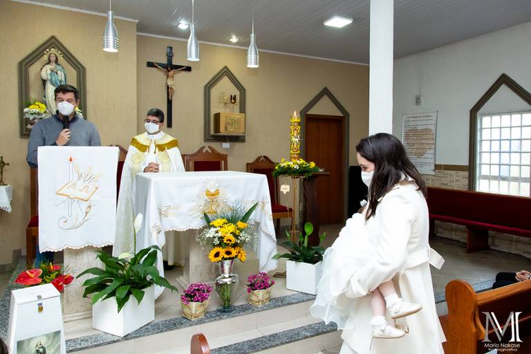 Batizado Manu no Aruã SP em Pandemia COVID 19 fotografada por Mario Nakase Fotografia