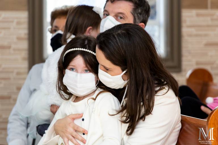 Batizado Manu no Aruã SP em Pandemia COVID 19 fotografada por Mario Nakase Fotografia