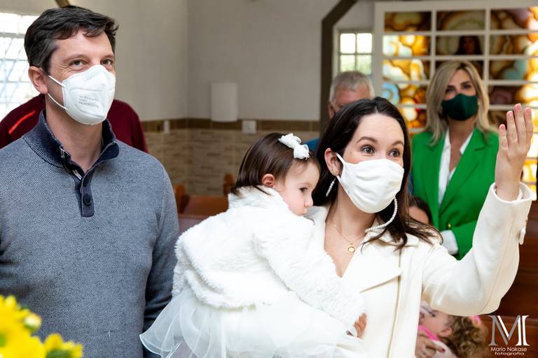Batizado Manu no Aruã SP em Pandemia COVID 19 fotografada por Mario Nakase Fotografia