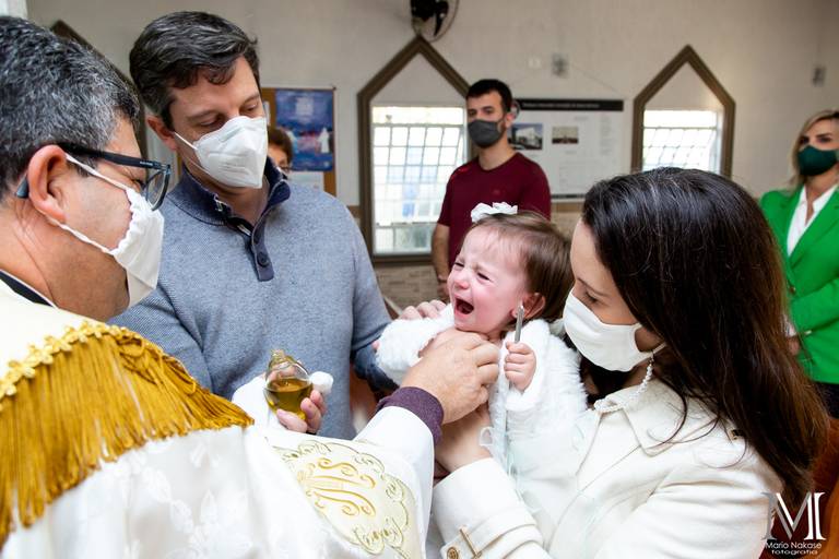 Batizado Manu no Aruã SP em Pandemia COVID 19 fotografada por Mario Nakase Fotografia