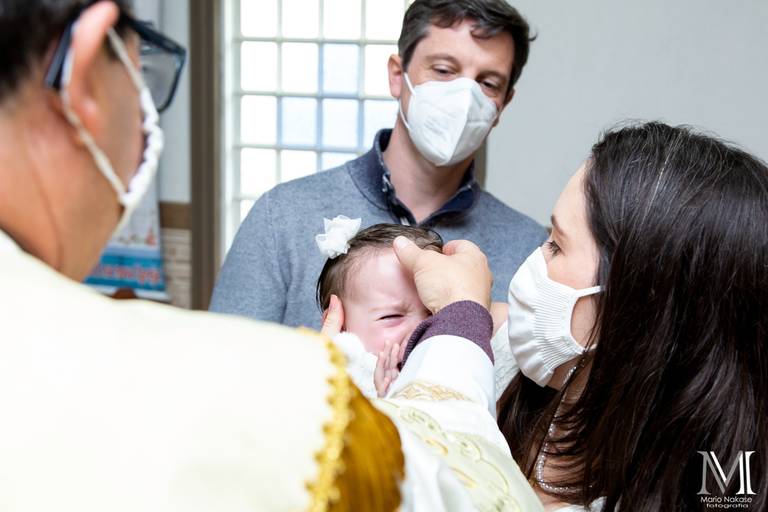 Batizado Manu no Aruã SP em Pandemia COVID 19 fotografada por Mario Nakase Fotografia