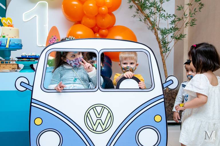 Aniversário infantil fotografado por Mario Nakase em SP