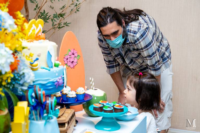 Aniversário infantil fotografado por Mario Nakase em SP