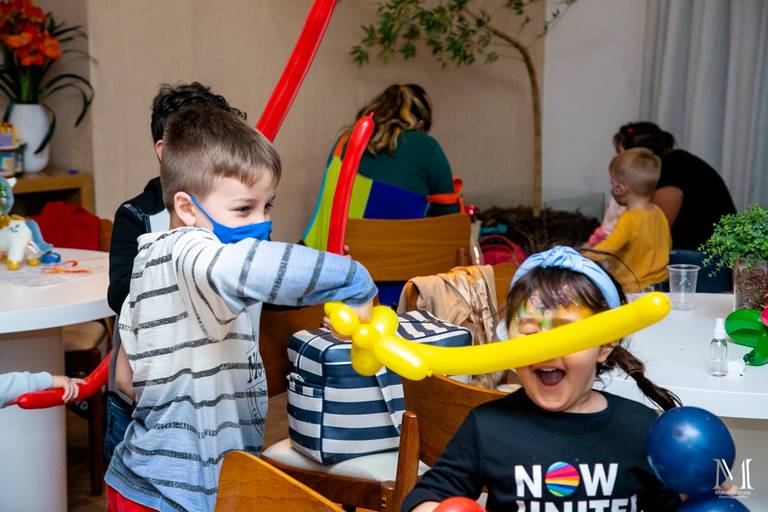 Aniversário infantil fotografado por Mario Nakase em SP