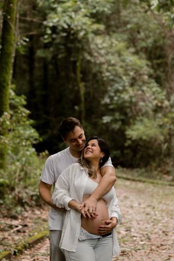 Registro delicado da gestação