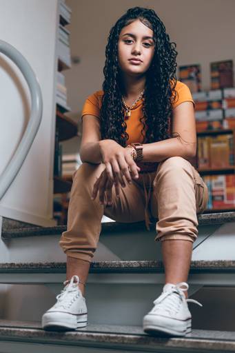 ensaio fotografico feminino book debutante 15 anos Livraria Martins Fontes Santos | fotografo em Guaruja Ton Prans 