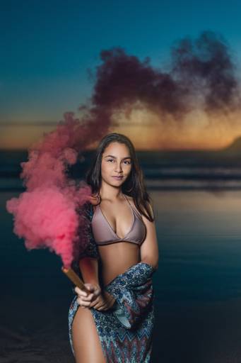 ensaio fotografico feminino book debutante 15 anos Luzinhas Fumaca | fotografo em Guaruja Ton Prans Fotografia