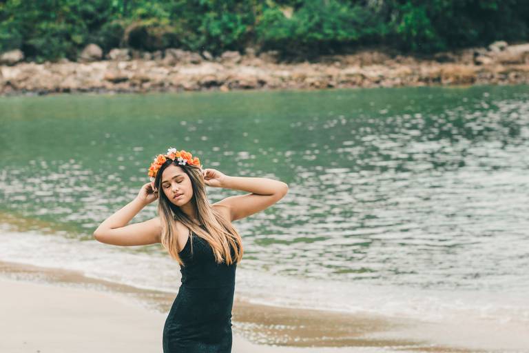 ensaio fotografico feminino book debutante 15 anos Praia Conchas | fotografo em Guaruja Ton Prans Fotografia