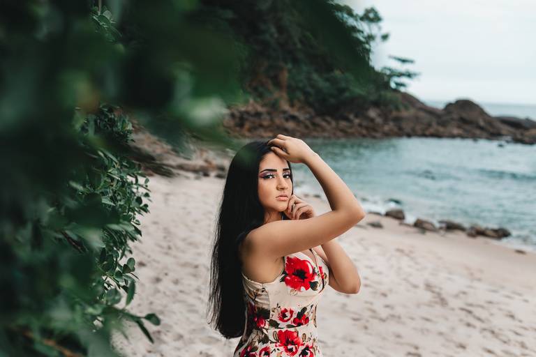 ensaio fotografico feminino book debutante 15 anos Praia São Pedro | fotografo em Guaruja Ton Prans Fotografia