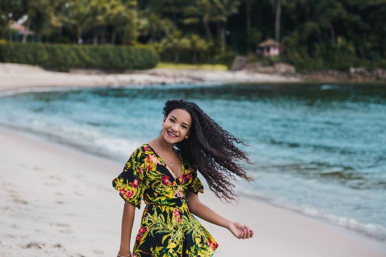 ensaio fotografico feminino book debutante 15 anos Praia São Pedro | fotografo em Guaruja Ton Prans Fotografia