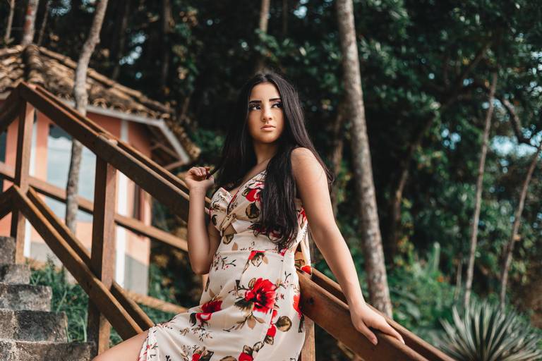 ensaio fotografico feminino book debutante 15 anos Praia São Pedro | fotografo em Guaruja Ton Prans Fotografia