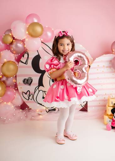 ensaio 3 anos minnie rosa