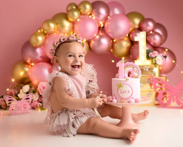 smash the cake arco iris