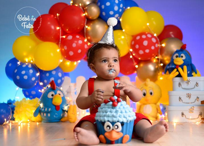 smash the cake galinha pintadinha