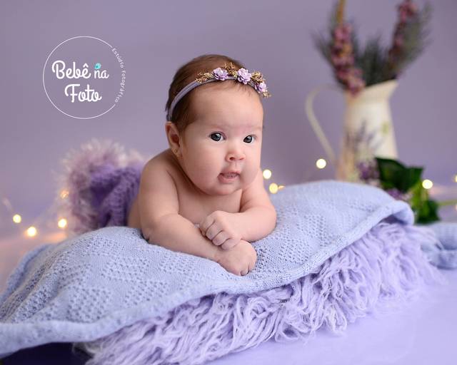 book fotográfico menina 3 meses