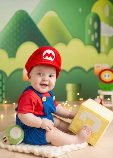 ensaio fotográfico super mario