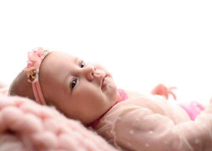 ensaio em estúdio bebê 1 mês