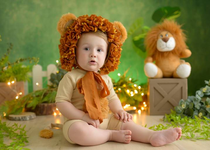 ensaio fotográfico leãozinho