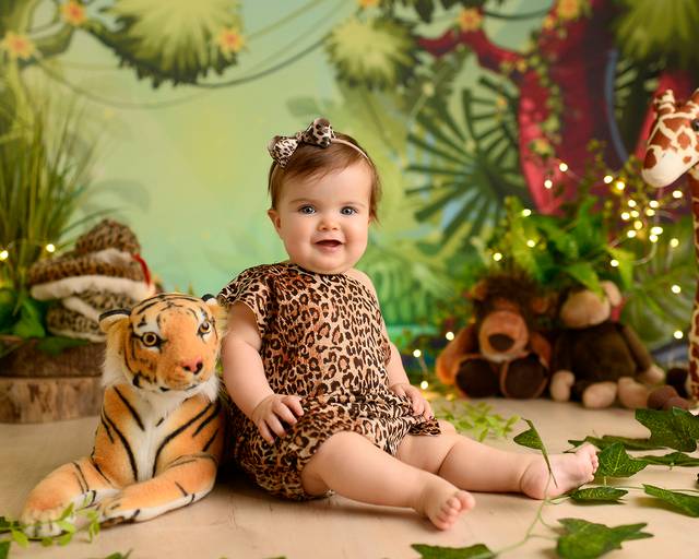  cenário safari para meninas