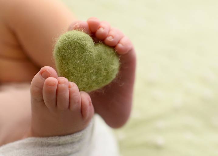 pézinhos recém nascido