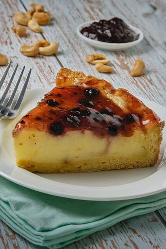 cheesecake de arándanos
