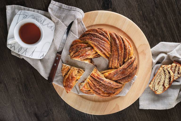 Pan Trenzado - reposteria chilena