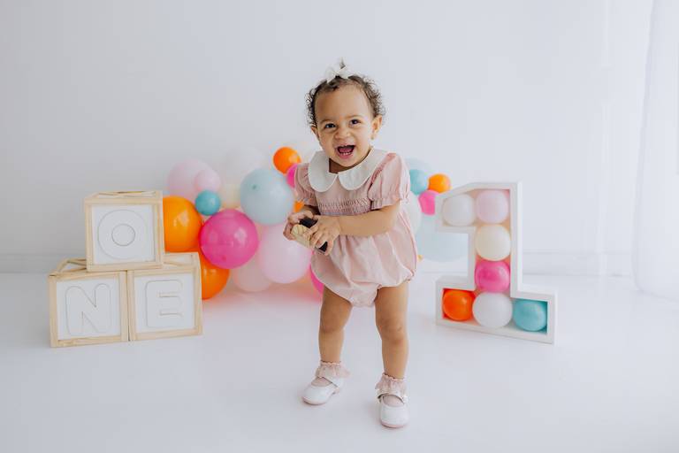 smash the cake Curitiba ensaio de 1 ano Curitiba estudio bebê  