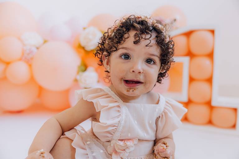 smash the cake Curitiba ensaio de 1 ano Curitiba estudio bebê  