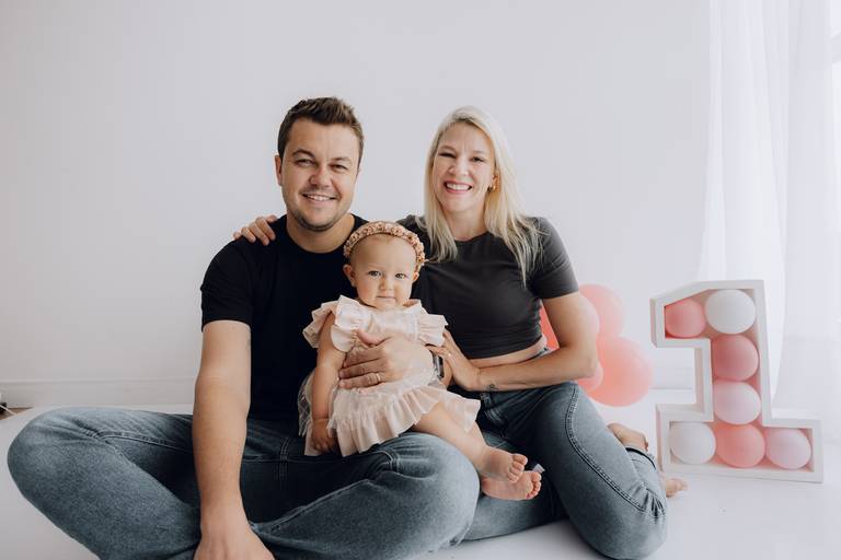 smash the cake Curitiba ensaio de 1 ano Curitiba estudio bebê  