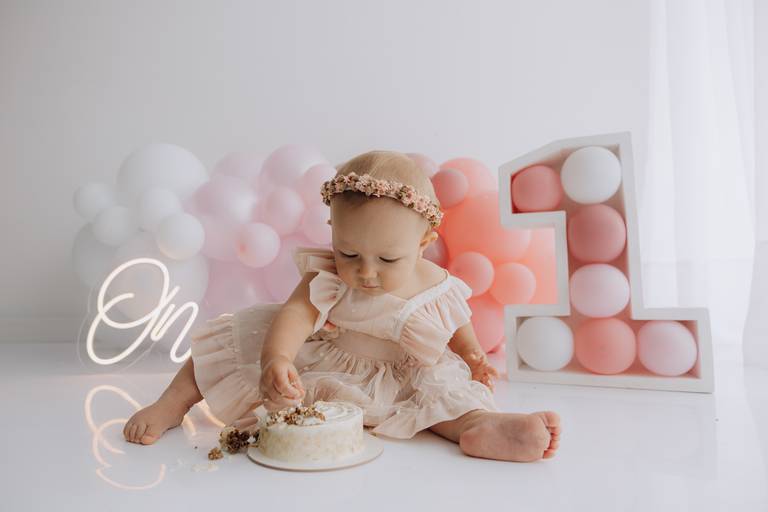 smash the cake Curitiba ensaio de 1 ano Curitiba estudio bebê  