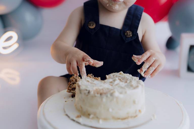 smash the cake Curitiba ensaio de 1 ano Curitiba estudio bebê  