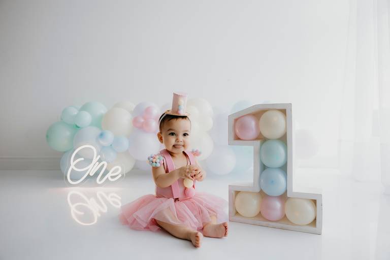 smash the cake Curitiba ensaio de 1 ano Curitiba estudio bebê  