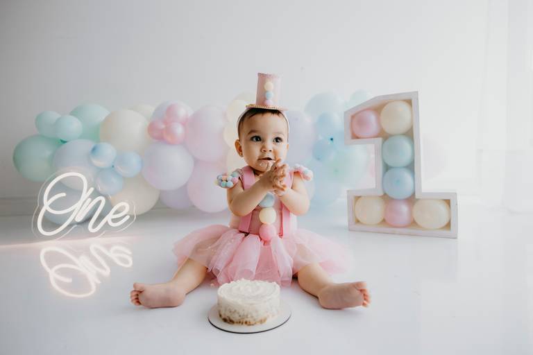 smash the cake Curitiba ensaio de 1 ano Curitiba estudio bebê  