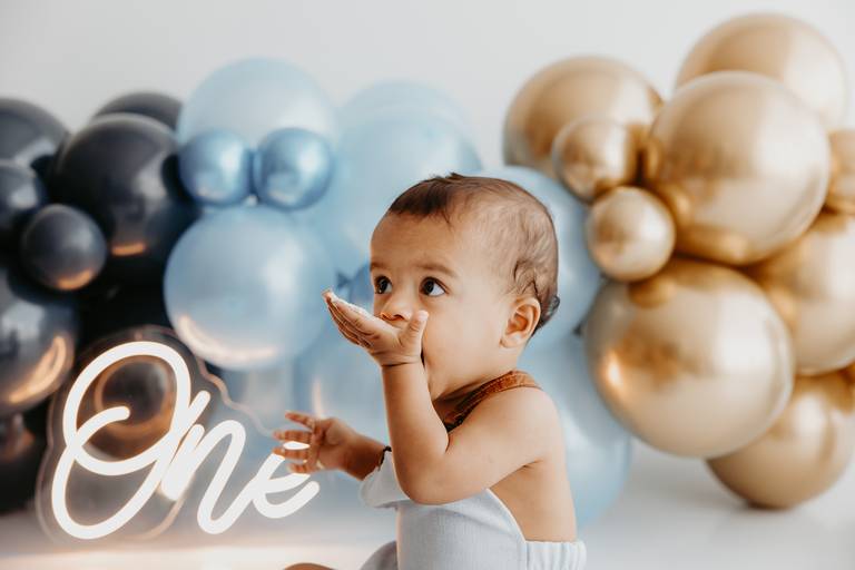 smash the cake Curitiba ensaio de 1 ano Curitiba estudio bebê  