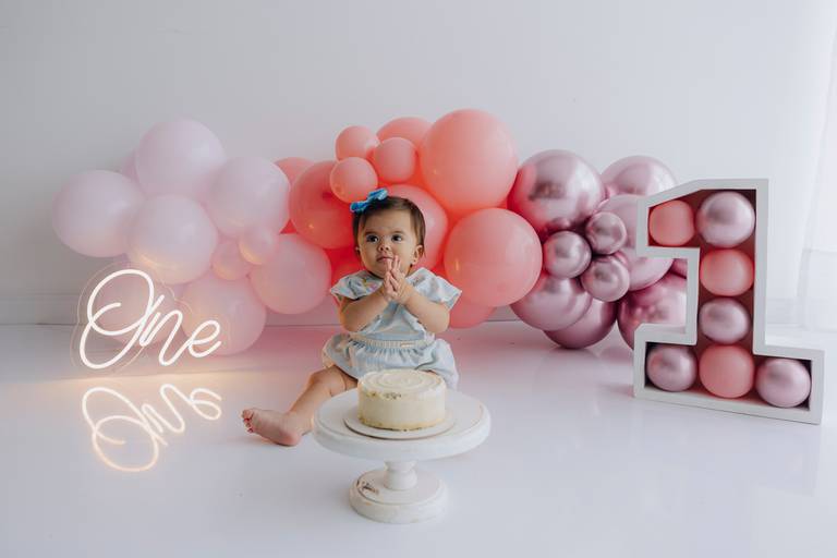 smash the cake Curitiba ensaio de 1 ano Curitiba estudio bebê  