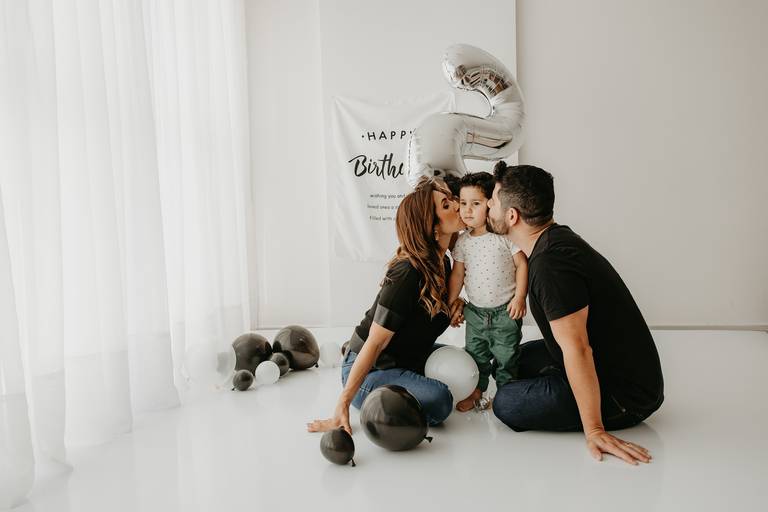 Fotógrafa de família Estúdio Curitiba Ensaio de família