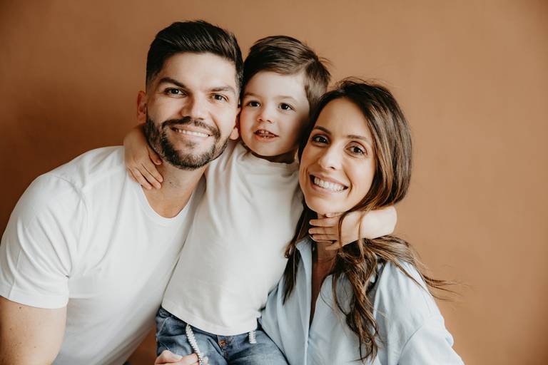 Fotógrafa de família Estúdio Curitiba Ensaio de família