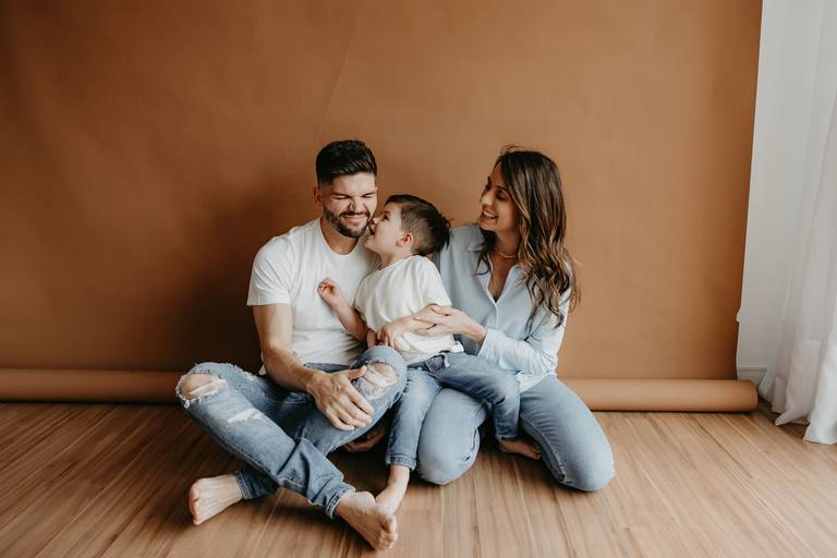 Fotógrafa de família Estúdio Curitiba Ensaio de família
