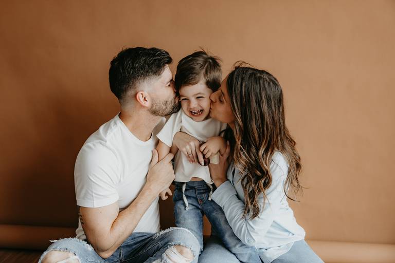 Fotógrafa de família Estúdio Curitiba Ensaio de família