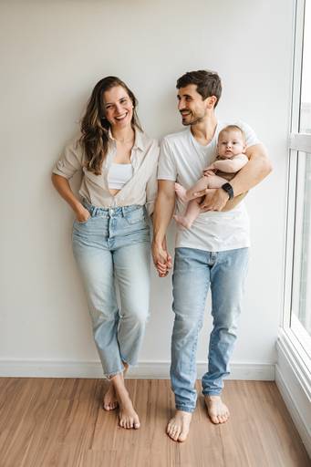 Fotógrafa de família Estúdio Curitiba Ensaio de família