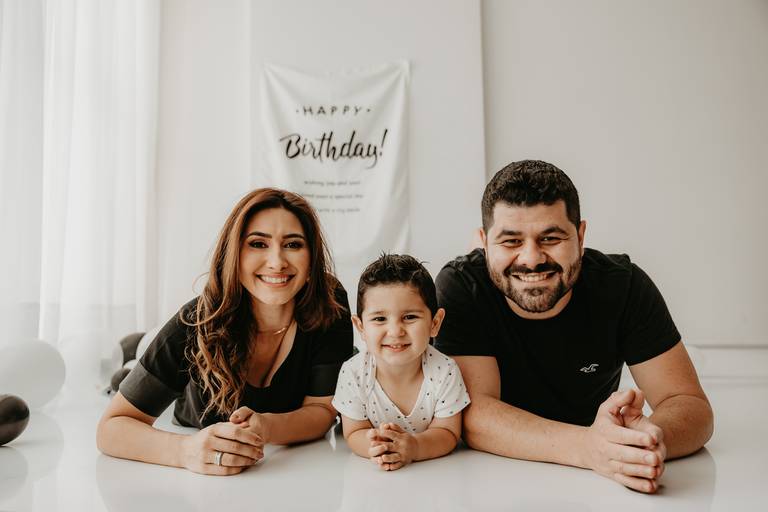 Fotógrafa de família Estúdio Curitiba Ensaio de família