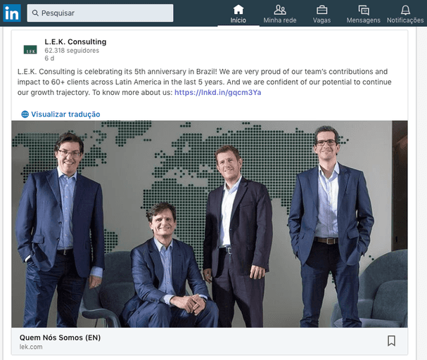 Retrato Corporativo 
Foto Corporativa