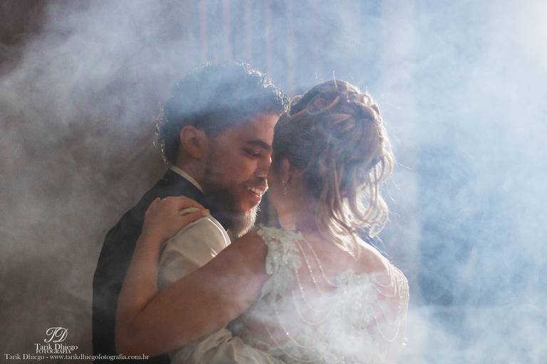 Dança dos Noivos com fumaça, cena de filme