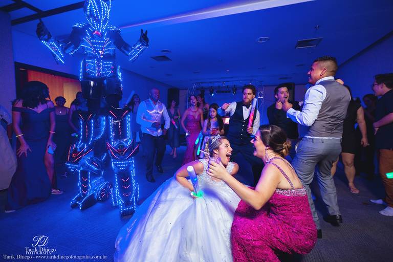 Festa do Casamento com o Robô Megatron